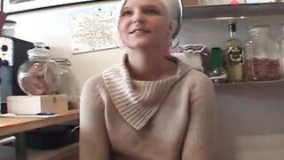 A crazy sexy German hoe with an beautiful body relaxing a penis inside pov