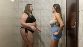 BBW CONTROL PRINCESS WITH FARTS By BRITNEY HUNTER AND BRUNA GALLI CAM BY ALINE FULL HD