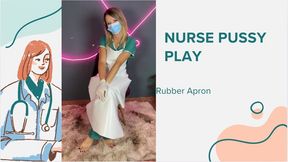 Nurse with Rubber Apron