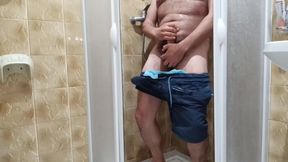 Pee and Cum in Shower