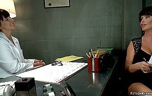 Therapist spanks and fucks married MILF