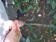 Gardener takes a piss #1