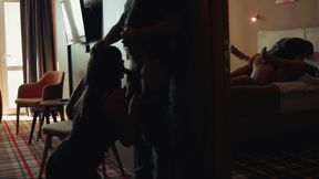 Wife cheats on her husband with a boss in a hotel