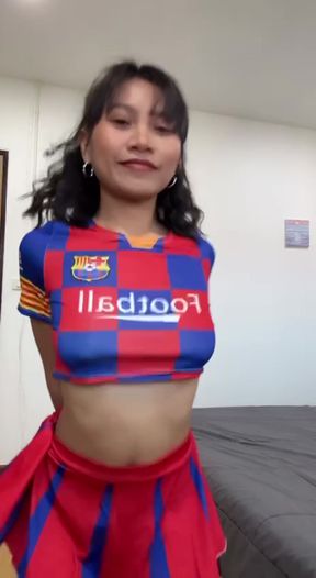 Barcelona soccer fan