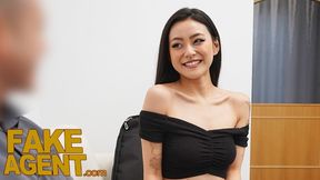 Amateur Agent Asian babe Rae Lil Black fucked on the casting couch