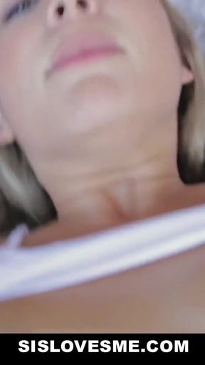 Helpful bro takes the perfect shot of hot Blair Williams sucking his dick