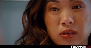Asian girl gets drenched by redhead TS fury deep creampie nightmare