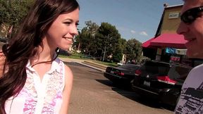 veronica radke gives jerry kovak blowjob handjob and facial