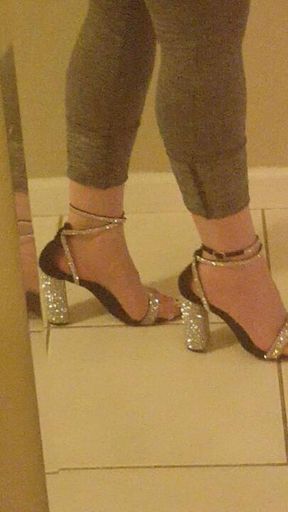 Loving my new sparkly pumps!