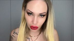 I am going to drain your wallet hard with My smoking red lips!