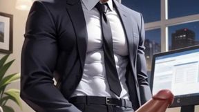 POV: You're Fucking Your Lecherous Boss's Ass in the Office.