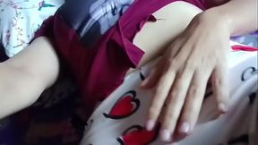 18-year-old lymphomaniac while she puts her fingers inside her delicious ass