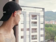 HUGE Brazilian dick rails Tyler Wu's Asian Hole