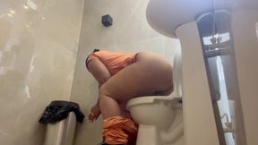 Amateur Camera in the Bathroom of the Hospital in Texas