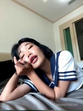 Emma Thai Doing Slutty Student Role Play Live Show