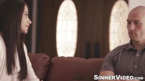 Hot Bbw Ava craves neighbor′s couch for intimate relief