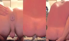 Bottle Wrecks Wide Asshole Gape Cum Drips Explosion