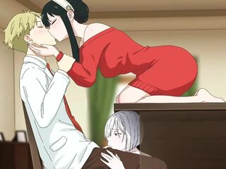 Fiona x Loid x Yor 3some Sex At Work ( UNCENSORED )