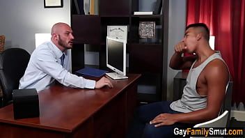 Gay step uncle teaches stepnephew sex