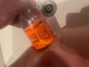 Bottle anal fuck