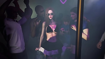 Fucked hot pussy at the club l Group sex 3D animation Hentai