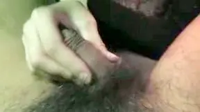 Amateur Gay Guy in Black Dress – Steamy Indoor Hand Job Action