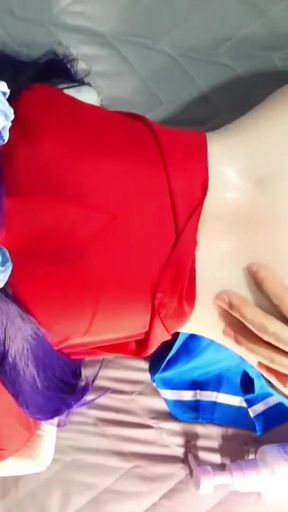 Thrilling moment from "My Mita and I can never be separated"