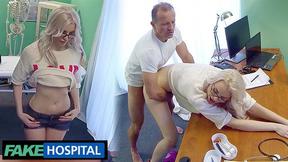 Blonde Babe Banged by Doctor