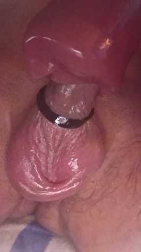 Sloppy Wet Blowjob with a Sex Toy/masturbation/jerking off