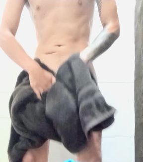 A shower before going to bed