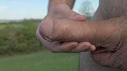 Jerking off my big cock outdoor. Close up and big load. 4K