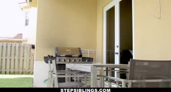 Step Brother's Lapdance Treat from Brunette Sis Sophia Leone