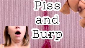 Pee and burp