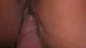 Drilling my bride's pussy and filling it with my manly juice
