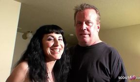 REAL MATURE COUPLE WITH HAIRY WIFE AND TINY DICK GUY AT CASTING