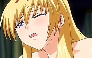 Blonde futagirl deep fucked a virgin pussy