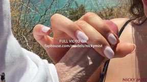 The best spot to cum on my tits