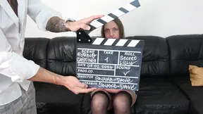 Secretly casted porn scene with a couple and Female performer.