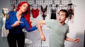 MILF Catches Ricky Spanish Humping Mannequins and Fucks Him Hard in Front of His Buddies!