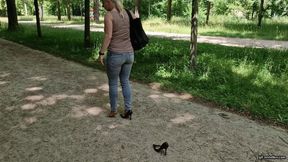 an afternoon in brown Jimmy Choo high heels wmv 1280 x 720