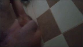 I Masturbate Hard and Give Myself Three Handjobs in the Shower, Showing My Entire Body and My Entire Penis