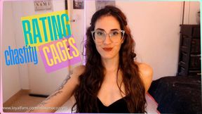 Rating chastity cages for a sub