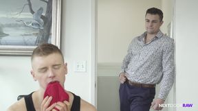 NextDoorRaw Caught Fellating his Panties & it makes him RIGID & Ultra-Kinky