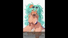 Horny Brazilian AI Hatsune Miku � Footjob Anal Hardcore Pussy Creampie Facial Hentai JOI