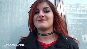 hungry redhead slut catched up in the street fucked hard in pov