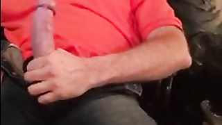 Str8 daddy jerking watching porn 7