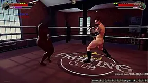 Cardi Takes On Lord Jerle in a Hot Nude Battle Royale – Erotic Fight Unfolds