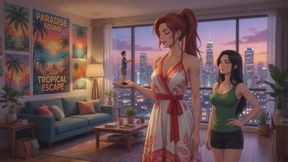 Giantess Stories #10B: Tropical Tiny Tease (Animated)