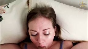 Cute face blasted, massive load, thick sticky cum 2