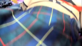 2 cums over my skirt